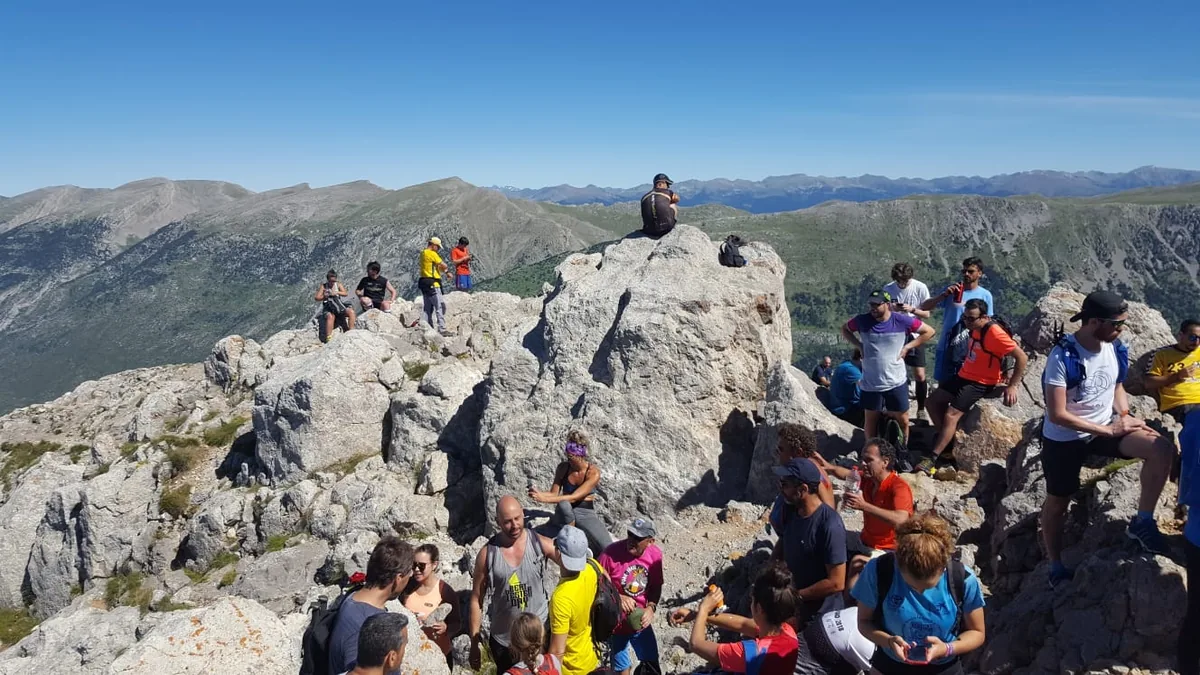 Masificación en Pedraforca - capacidad de acogida
